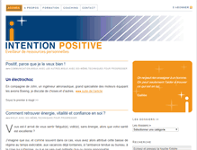 Tablet Screenshot of intention-positive.com